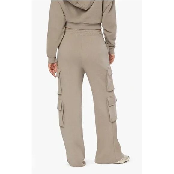 NWT Weworewhat Cargo Oversized Baggy Relaxed Fit High Rise Sweat Pants S Stone - Picture 5 of 15